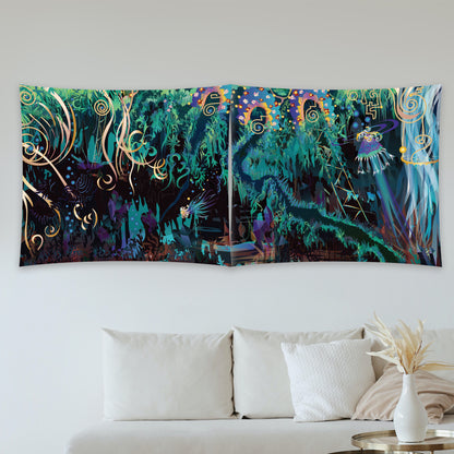 Cotton Tapestry - Envision - Crystal Cavern (Right)