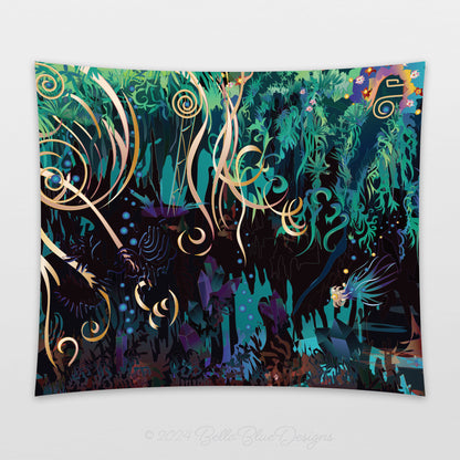 Cotton Tapestry - Envision - Crystal Cavern (Left)