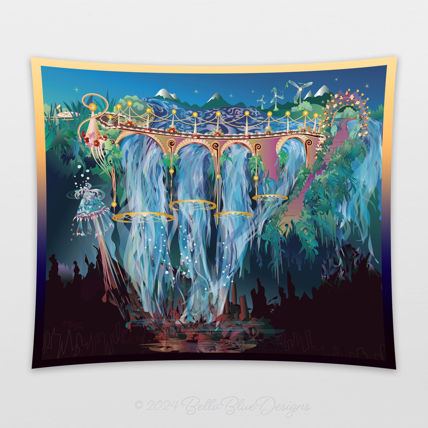 Cotton Tapestry - Envision - The Waterfall