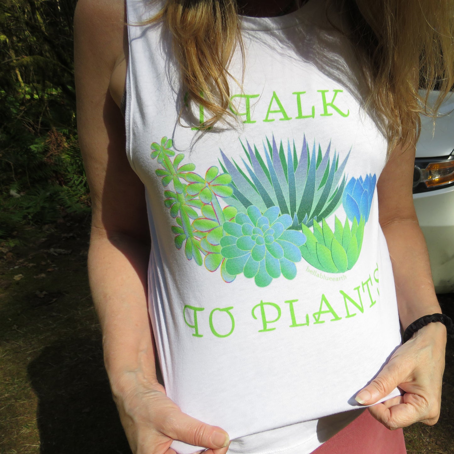 Womens Tank - "I Talk To Plants"